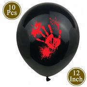 White Ghost, Spider and Witch Latex Balloons