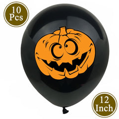 White Ghost, Spider and Witch Latex Balloons