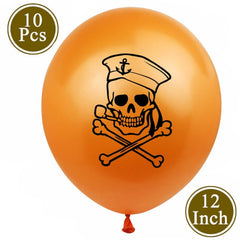 White Ghost, Spider and Witch Latex Balloons