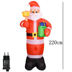 2 m Santa Riding a Polar Bear Christmas Inflatable