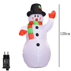 2 m Santa Riding a Polar Bear Christmas Inflatable