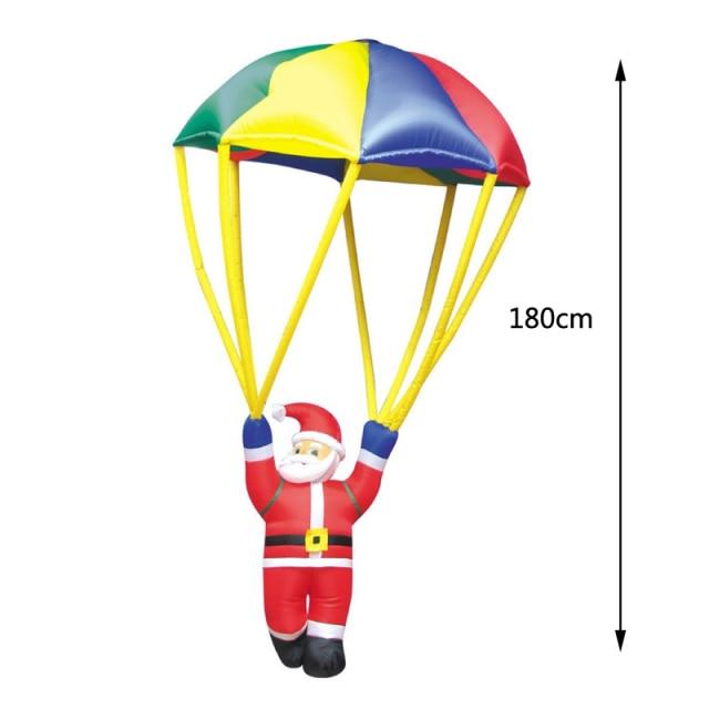 2 m Santa Riding a Polar Bear Christmas Inflatable