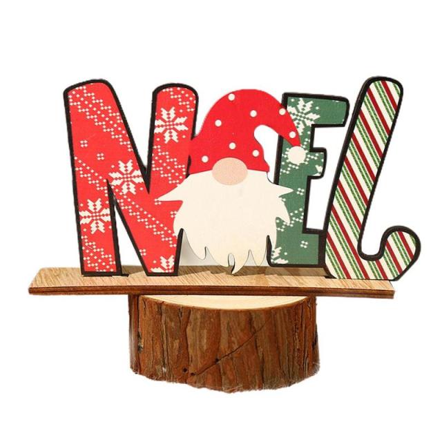 Wooden Letter Ornament for Halloween Decoration