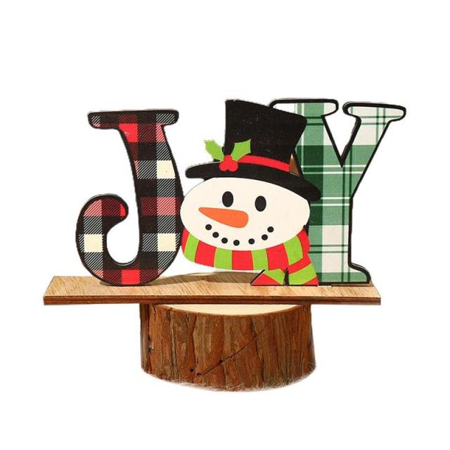 Wooden Letter Ornament for Halloween Decoration