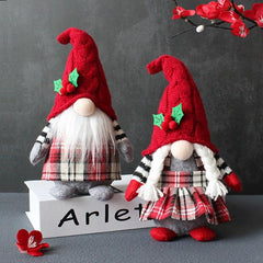 Christmas Gnome & Santa Plush Decorations