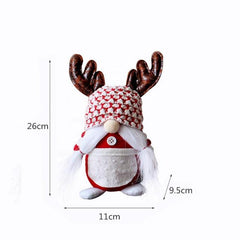 Christmas Gnome & Santa Plush Decorations