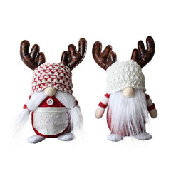 Christmas Gnome & Santa Plush Decorations