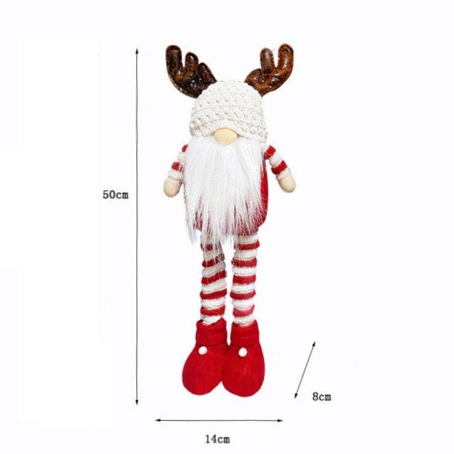 Christmas Gnome & Santa Plush Decorations
