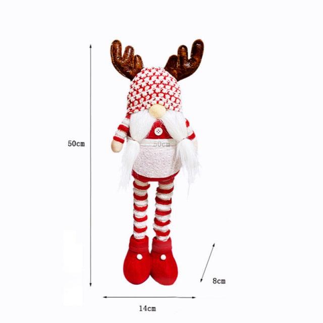 Christmas Gnome & Santa Plush Decorations