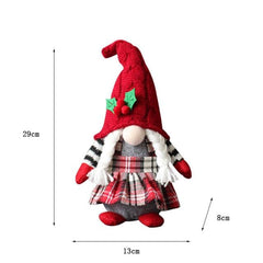 Christmas Gnome & Santa Plush Decorations