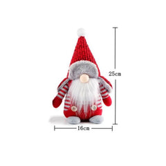Christmas Gnome & Santa Plush Decorations