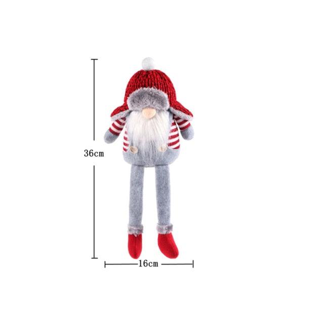 Christmas Gnome & Santa Plush Decorations
