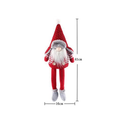 Christmas Gnome & Santa Plush Decorations