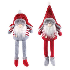 Christmas Gnome & Santa Plush Decorations