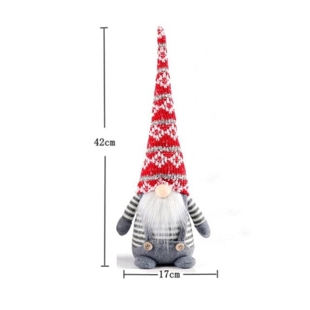 Christmas Gnome & Santa Plush Decorations