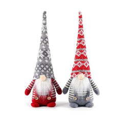Christmas Gnome & Santa Plush Decorations