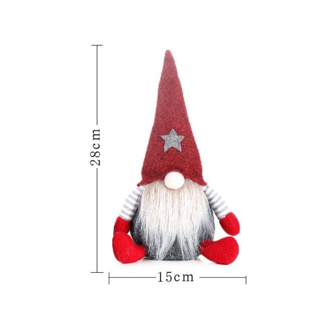 Christmas Gnome & Santa Plush Decorations