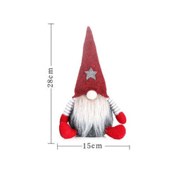 Christmas Gnome & Santa Plush Decorations