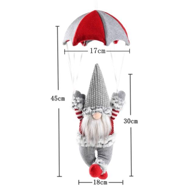 Christmas Gnome & Santa Plush Decorations