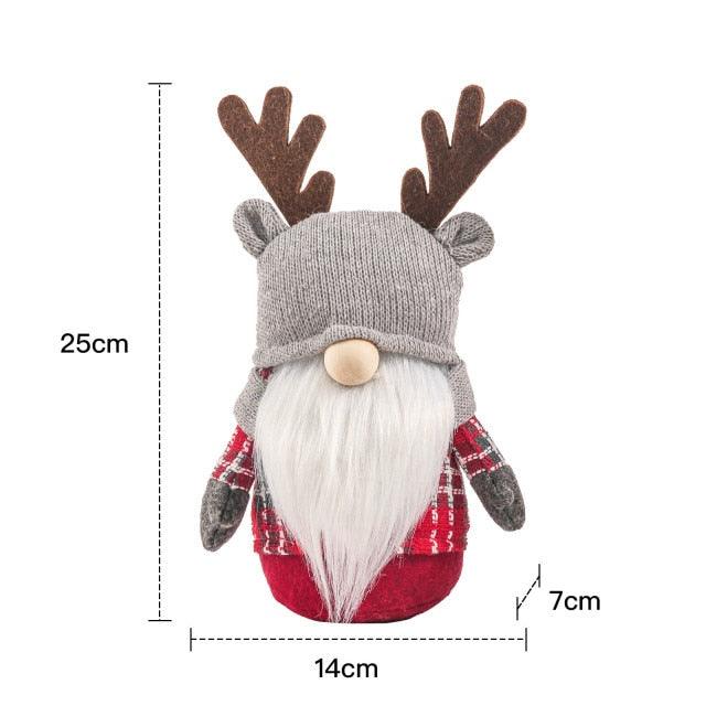 Christmas Gnome & Santa Plush Decorations