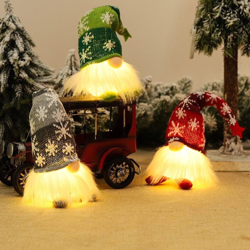 Light-Up Long-Legged Christmas Gnome