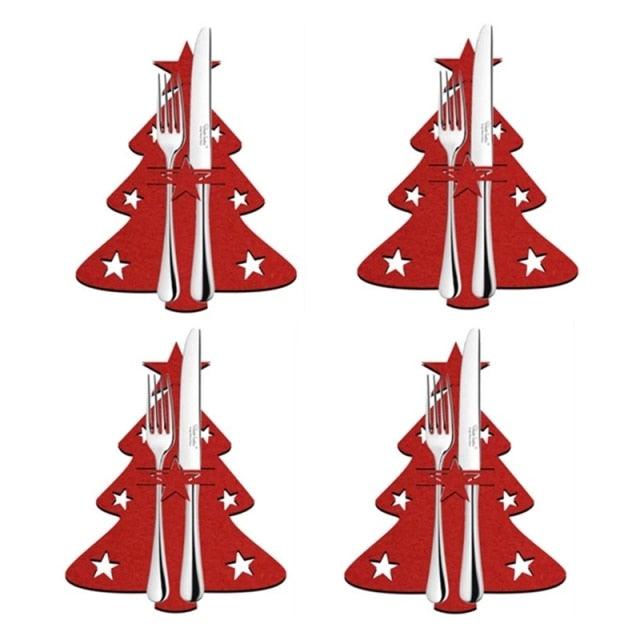 Christmas Tree Cutlery Holder