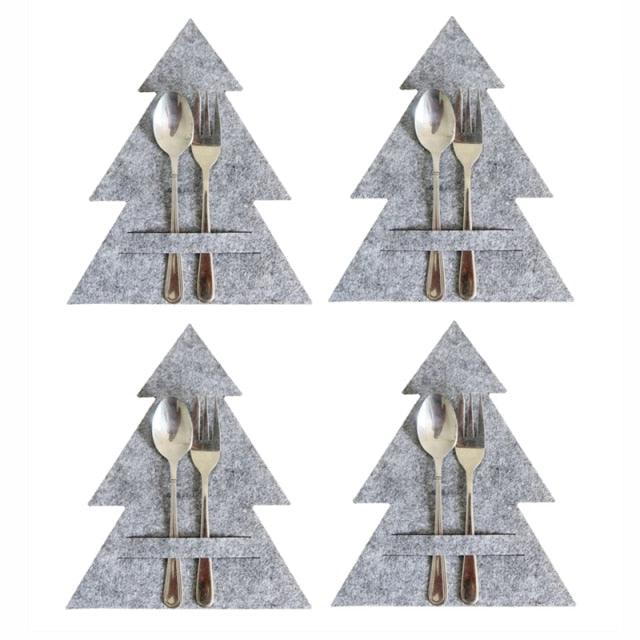 Christmas Tree Cutlery Holder