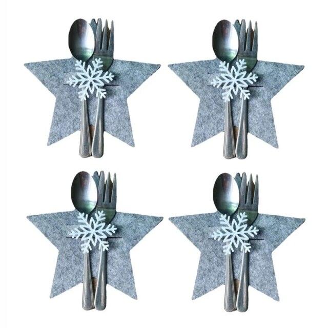 Christmas Tree Cutlery Holder