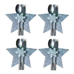Christmas Tree Cutlery Holder