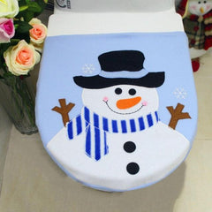 Christmas Toilet Seat Cover & Bathroom Decoration Sets