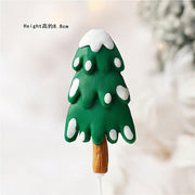 Santa, Reindeer, Train and Tree Christmas Cake Toppers