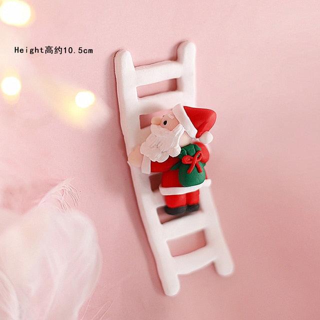 Santa, Reindeer, Train and Tree Christmas Cake Toppers