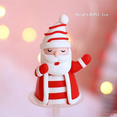 Santa, Reindeer, Train and Tree Christmas Cake Toppers