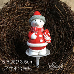 Santa, Reindeer, Train and Tree Christmas Cake Toppers