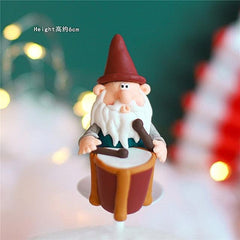 Santa, Reindeer, Train and Tree Christmas Cake Toppers