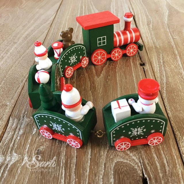 Santa, Reindeer, Train and Tree Christmas Cake Toppers