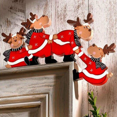 Wooden Christmas Door Frame Decoration