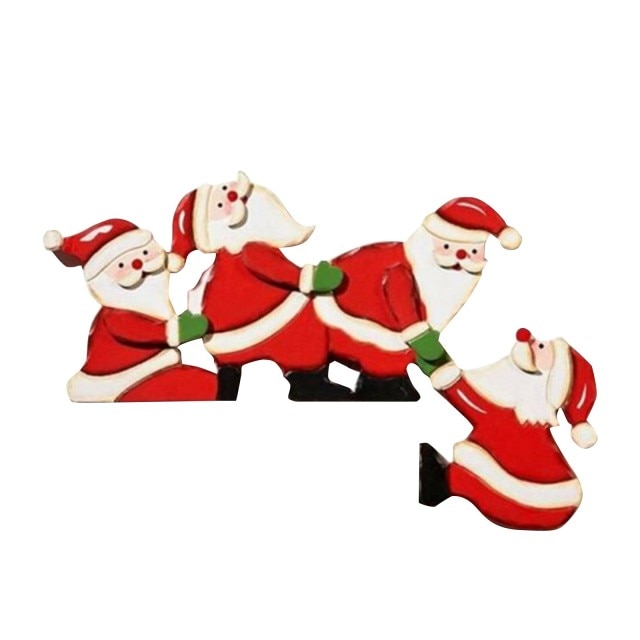 Wooden Christmas Door Frame Decoration