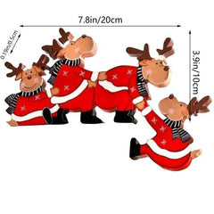 Wooden Christmas Door Frame Decoration