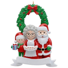 Wooden Christmas Door Frame Decoration