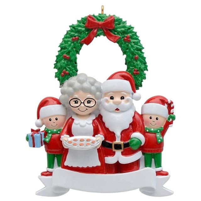 Wooden Christmas Door Frame Decoration