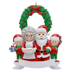 Wooden Christmas Door Frame Decoration