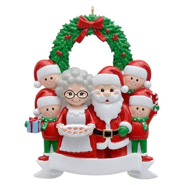 Wooden Christmas Door Frame Decoration