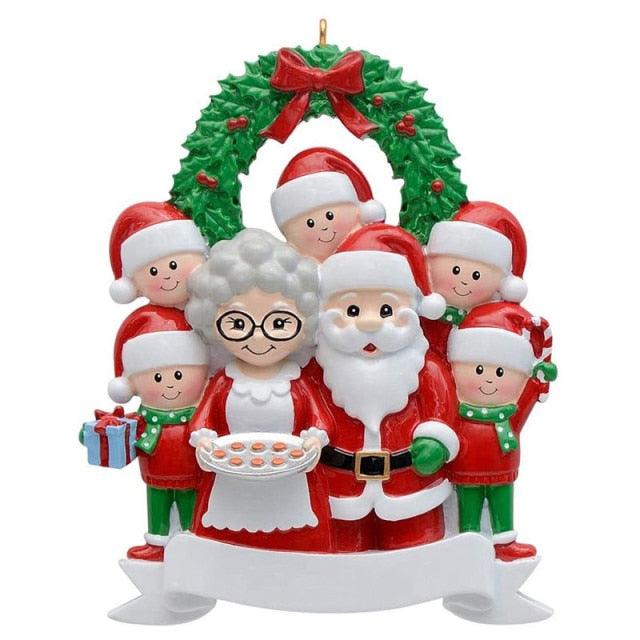Wooden Christmas Door Frame Decoration