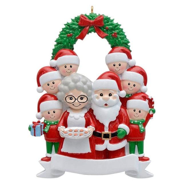Wooden Christmas Door Frame Decoration