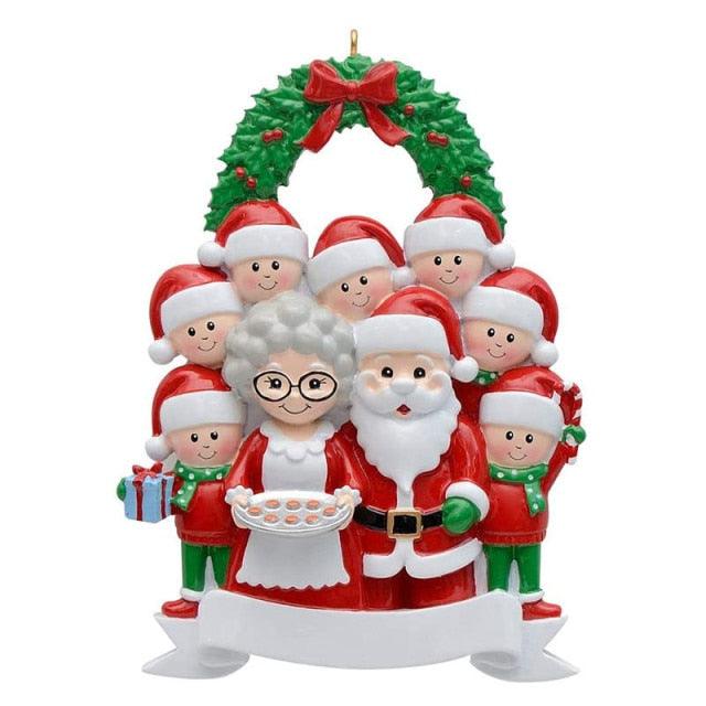 Wooden Christmas Door Frame Decoration
