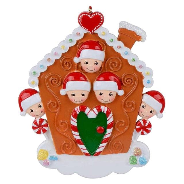 Wooden Christmas Door Frame Decoration