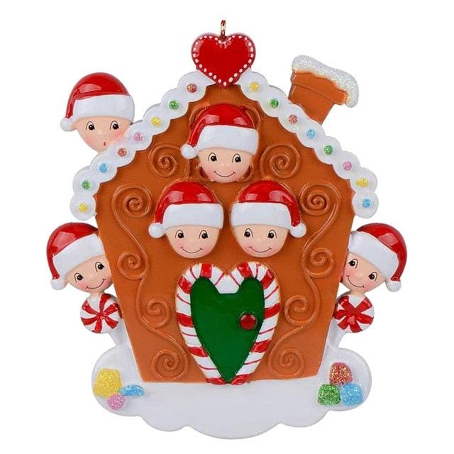 Wooden Christmas Door Frame Decoration