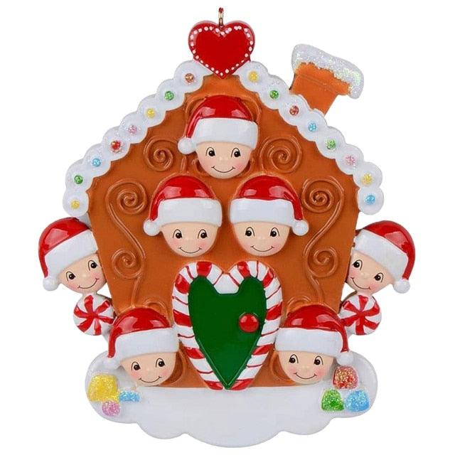 Wooden Christmas Door Frame Decoration