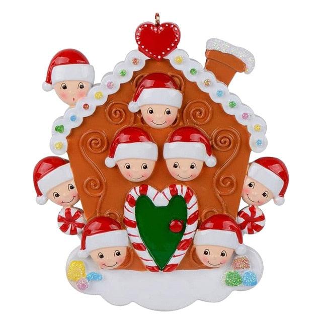 Wooden Christmas Door Frame Decoration
